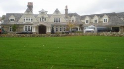 New sod lawn in Medfield 