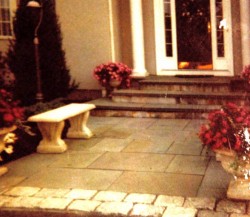1999- Bluestone/Cobblestone front entry- not sure how I feel about it now, but I remember liking it back then!